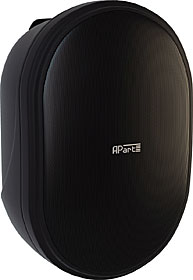 Nástěnný reproduktor 2-pásmový, 8"+1", 60W, 2 linkové vstupy, vč. úchytů, černý