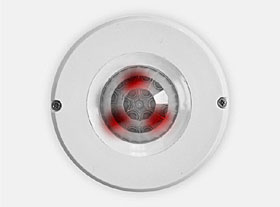 Stropní QUAD PIR, 360°/průměr 10-15m při montážní výšce 2,4 až 4,0 m, digitalní