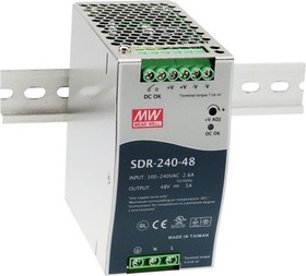 Priemyslový napájací zdroj 48VDC, 240W