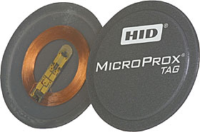 Bezkontaktný nalepovací tag HID Prox (26 bit Wiegand)