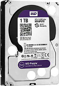 Přídavný HDD k rekordérům, 1TB, WD nová řada PURZ
