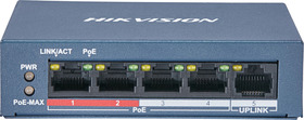 L2, Unmanaged, 4 100M PoE port, 1 100M uplink port, 802.3af