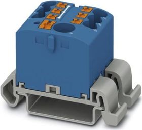 Push-In svorkovnica PTFIX 6/6X2,5 BU modrá, bal. 10ks, vrátane adaptérov NS35A