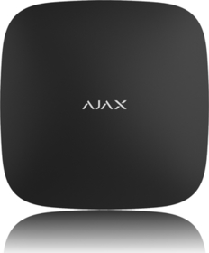 Ajax Hub ústredňa čierna až 100 prvkov, 9 oblastí, TCP/IP, GSM 2G