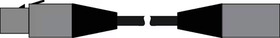 XLR kabel, zastrcka-zasuvka, 1m