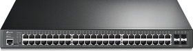 48 portový POE+ gigabitový L2+ riadený switch s 4 gigabitovými SFP slotmi, 384W