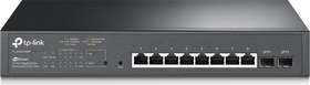 8 portový POE+ gigabitový L2 smart switch s 2 gigabitovými SFP slotmi, 150W