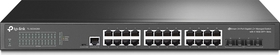 24 portový gigabitový L2+ riadený switch so 4 10G SFP+ slotmi, CLI, rack