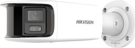 IP bullet panoramatická kamera, 2x 4MP, WDR 130dB, biele svetlo 40m, VCA, IP67