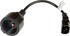 Redukcia pre UPS - zásuvka French type na zástrčku IEC320-C14, dĺžka 23cm