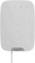 Ajax KeyPad Fibra biela dotyková klávesnica