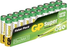 Alkalická batéria GP Super Alkaline AAA 1,5 V, balenie .20ks