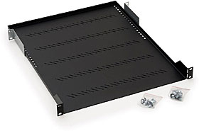 Ukládacie plató 150mm 1U-2b. BK čierne, nosnosť 25kg