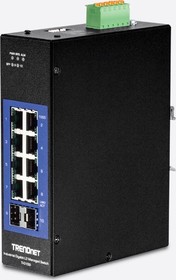 Průmyslový 10-port Gigabit L2 Managed DIN-Rail switch