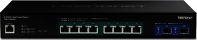 Web Smart PoE+ switch 10-port 2.5G  s 10G SFP+ sloty