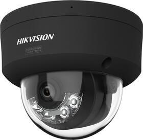 IP dome kamera, 4MP, 2.8mm, WDR, hybridné svetlo 30m, audio, VA, IP67, čierna