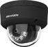 IP dome kamera, 4MP, 2.8mm, WDR, hybridné svetlo 30m, audio, VA, IP67, čierna
