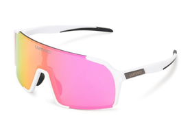 Okuliare Lumiva ENERGY small 02008, biele rámčeky, zlatá UV400 a polarizačné skl