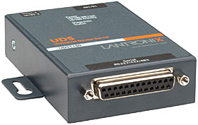 10/100Mbps prevodník RS232-TCP/IP v kryte, 9-30Vjs